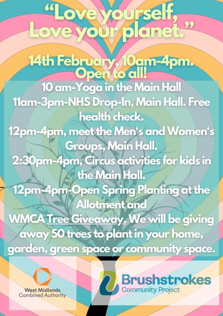 "Love yourself, Love your planet" flyer