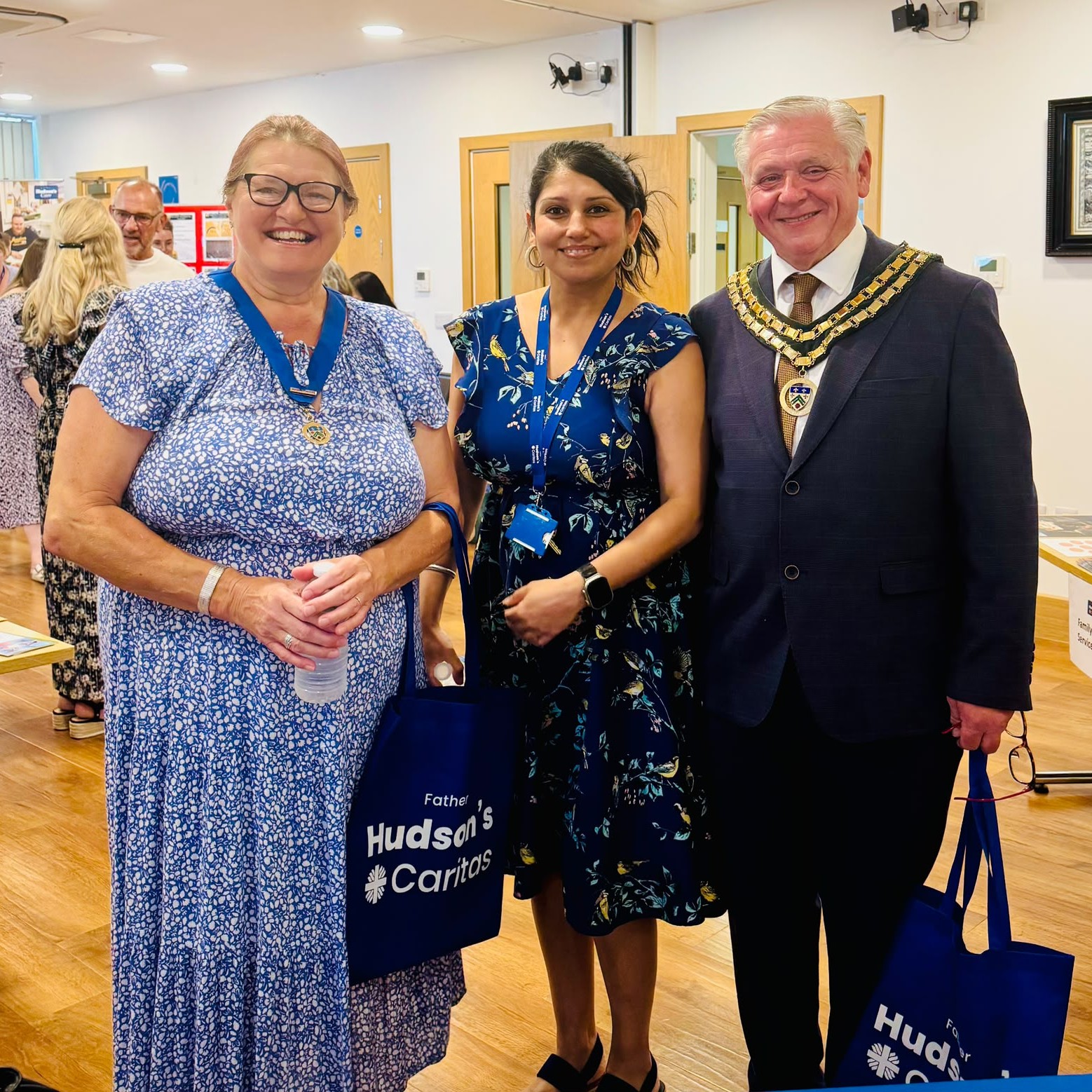 Hardeep with Coleshill Mayor Ian
