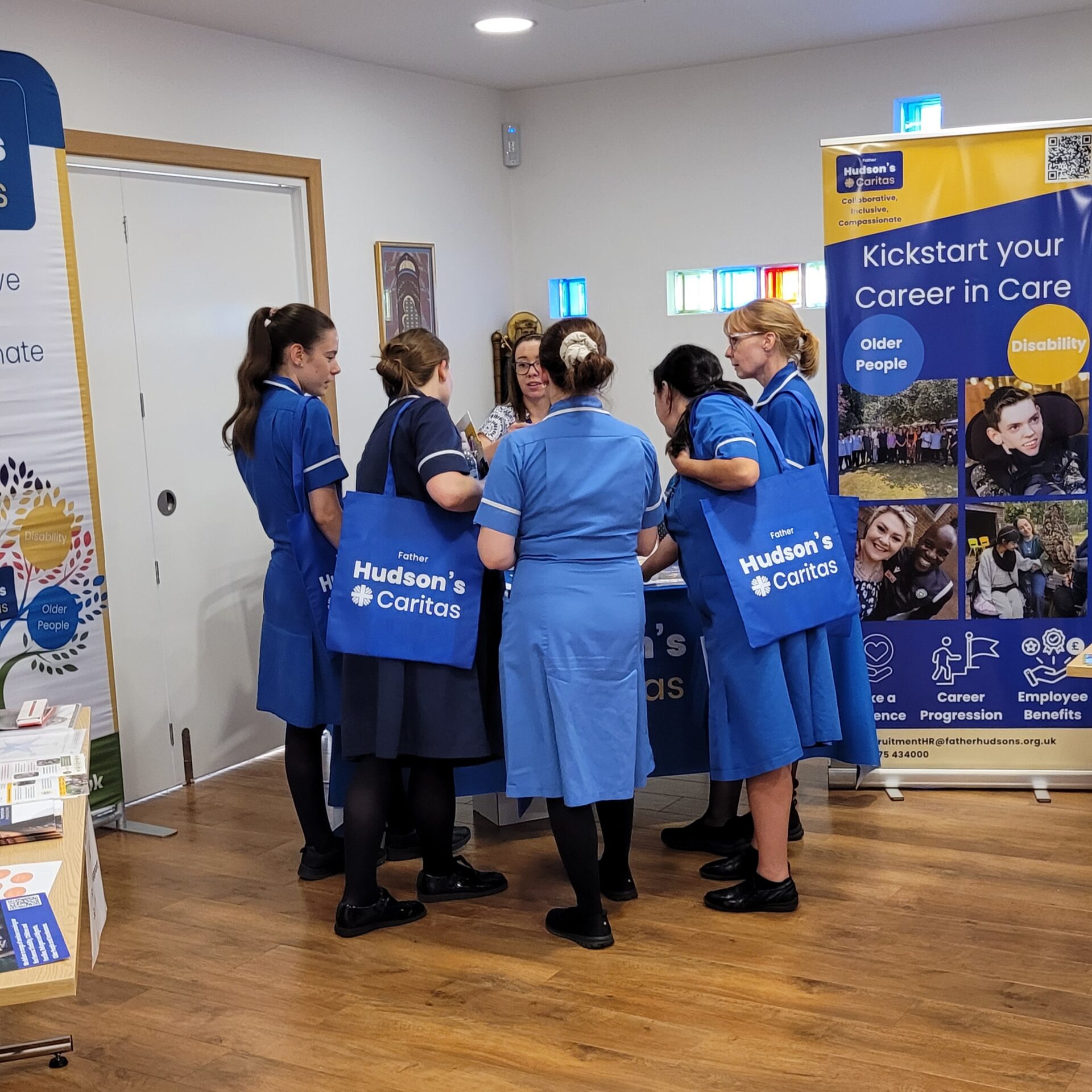 Kerry with nurses