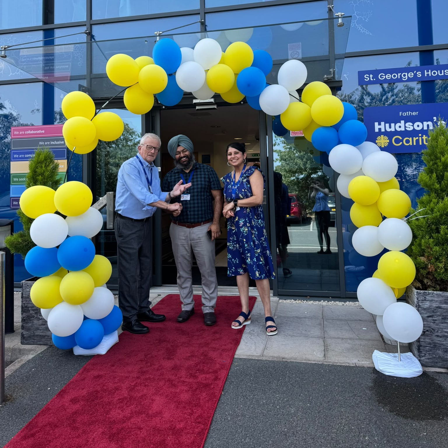 Kevin Jaswinder and Hardeep balloon arch website