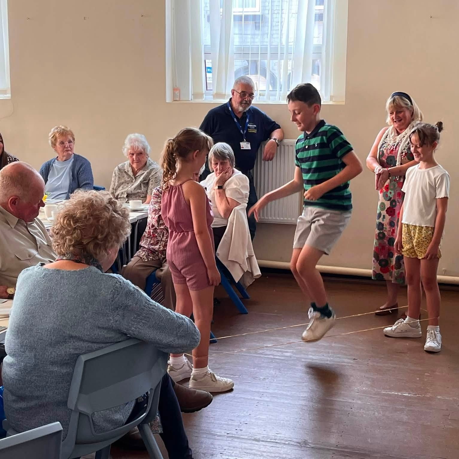 Young at Heart intergenerational jumping website